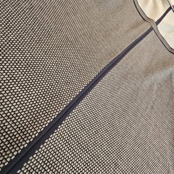 Ann Taylor Classic Knit Zip Back Dress Size 8 Short Sleeve Gray Black Old Money - Picture 2 of 16